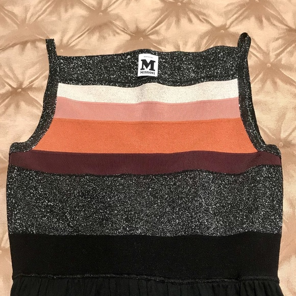 M by Missoni Dresses & Skirts - ♓️🅿️♟M Missoni Black Dress-Metallic Bodice♟